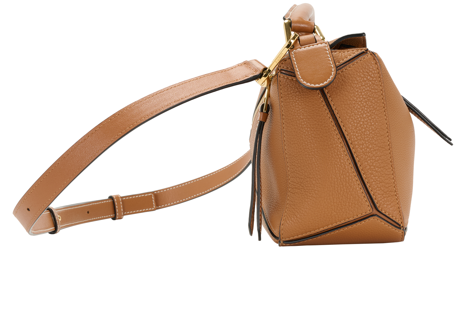 Small Puzzle, &pound;1,900, Handbags, Brown, Leather, Side view